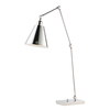 Maxim Library 1-Light 8" Wide Polished Nickel Table Lamp 12226PN
